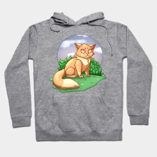 Cream cat Hoodie